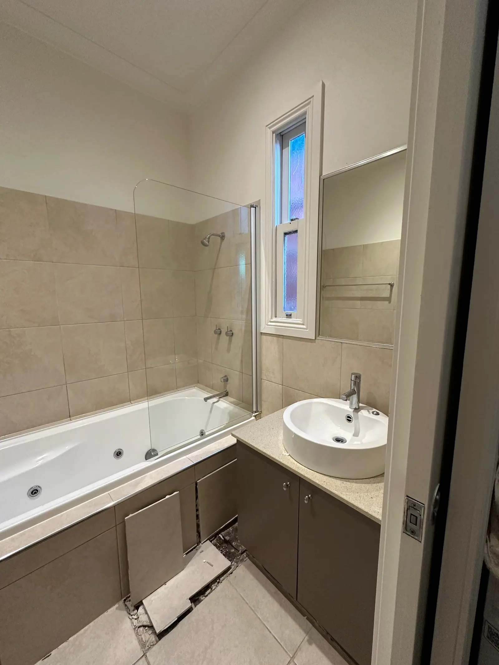 Second view of the bathroom before work began